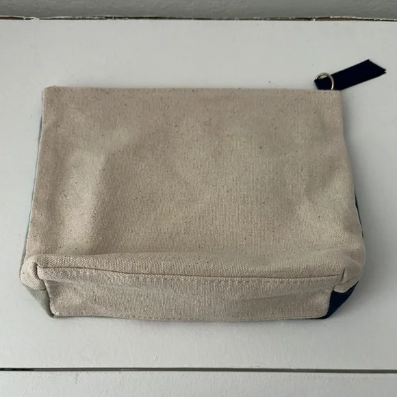 Clarins Abstract Art Canvas Cosmetic Pouch - Picture 3 of 8